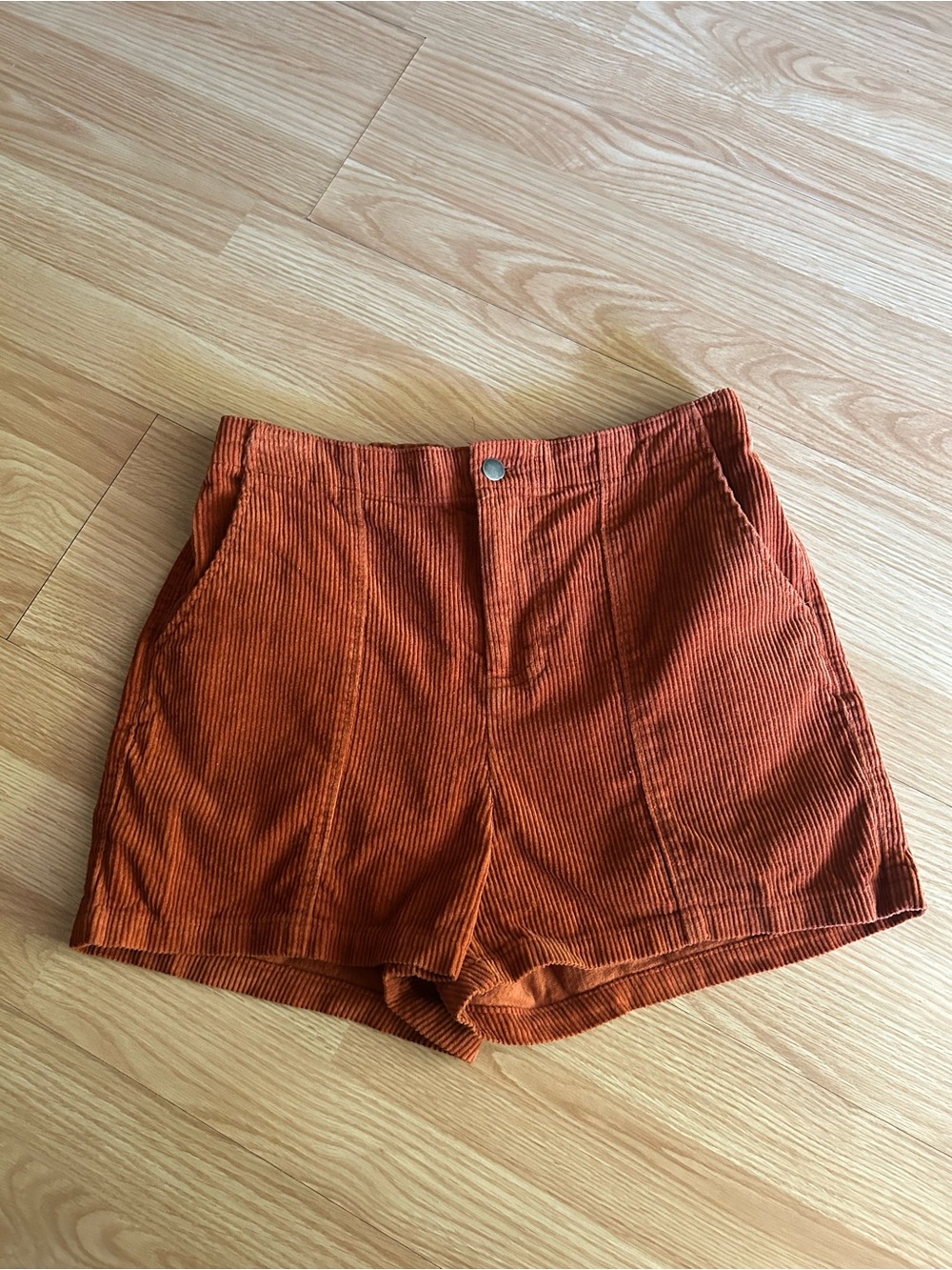 Wild Fable Burnt Orange Corduroy Casual Shorts Medium